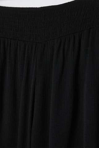 Pantalon palazzo taille haute - Noir
