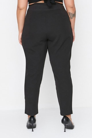 Pantalon taille haute - Noir