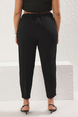 Pantalon cigarette - Noir
