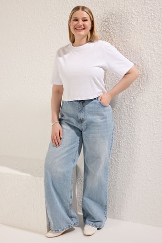Jean wide legs - Bleu clair