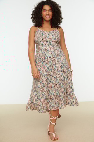 Robe longue - Beige
