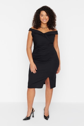 Robe fourreau - Noir