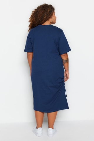 Robe droite - Bleu marine