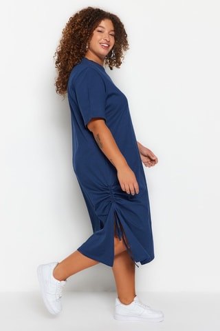 Robe droite - Bleu marine