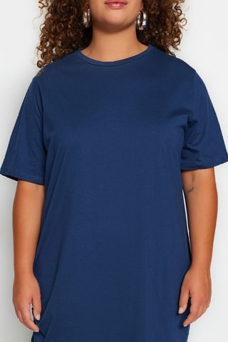 Robe droite - Bleu marine