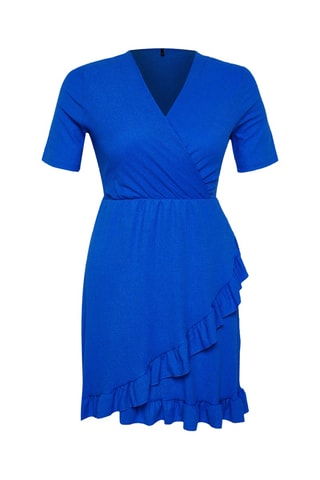 Robe portefeuille - Bleu roi