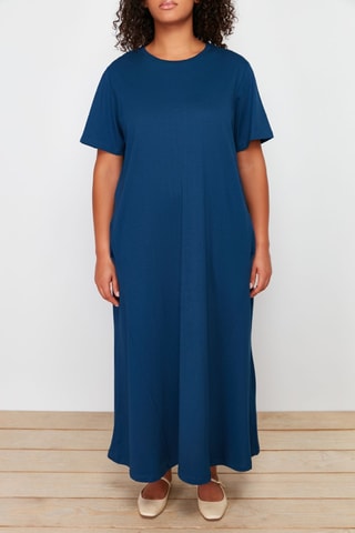 Robe longue - Bleu marine