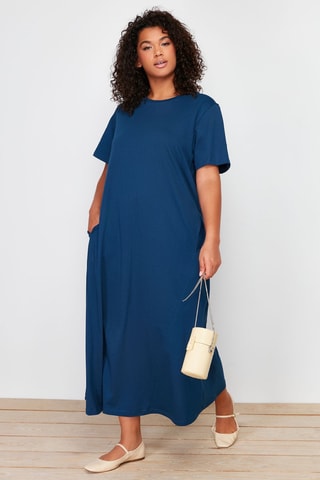 Robe longue - Bleu marine
