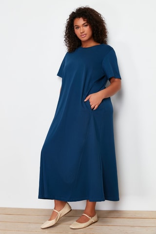 Robe longue - Bleu marine