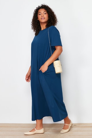 Robe longue - Bleu marine
