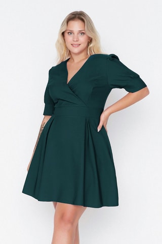 Robe patineuse - Vert émeraude