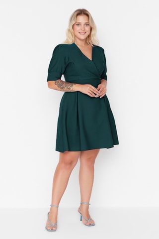 Robe patineuse - Vert émeraude
