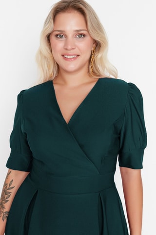 Robe patineuse - Vert émeraude
