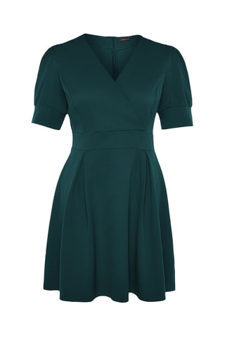 Robe patineuse - Vert émeraude