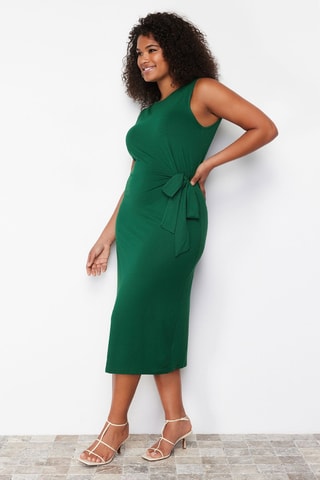 Robe midi - Vert