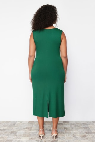 Robe midi - Vert