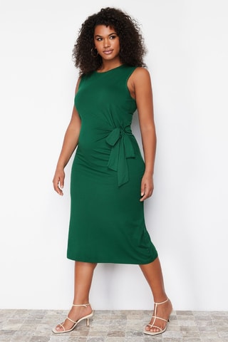 Robe midi - Vert