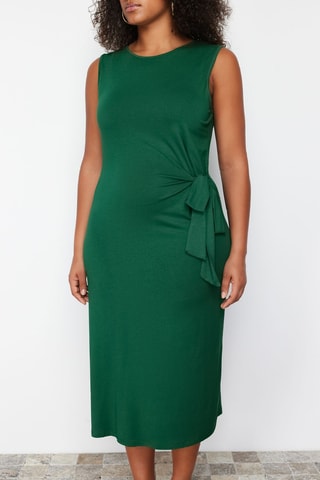 Robe midi - Vert