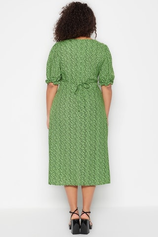 Robe midi - Vert