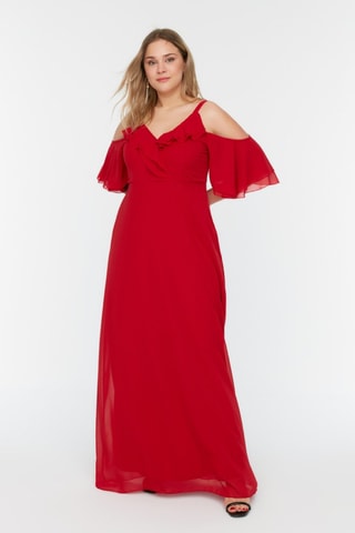Robe longue - Rouge