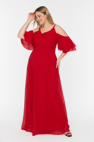 Robe longue - Rouge