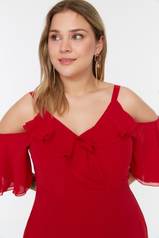 Robe longue - Rouge
