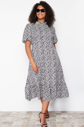Robe midi - Blanc