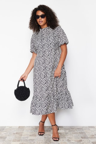 Robe midi - Blanc
