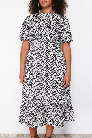 Robe midi - Blanc