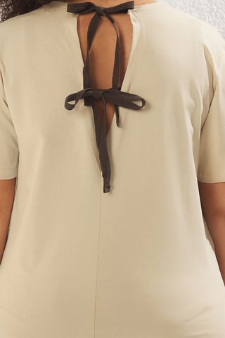 T-shirt oversize regular - Beige