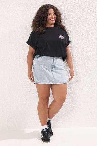 T-shirt oversize - Noir