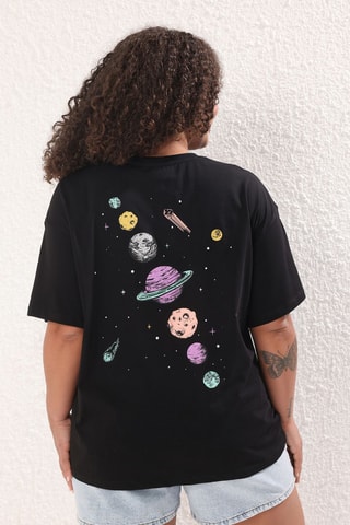 T-shirt oversize - Noir