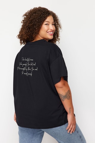 T-shirt oversize - Noir