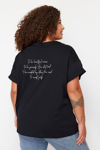 T-shirt oversize - Noir