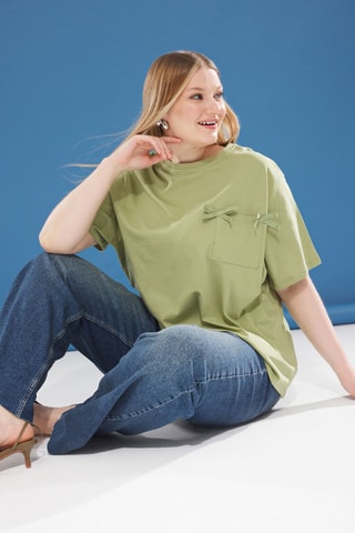 T-shirt oversize - Kaki