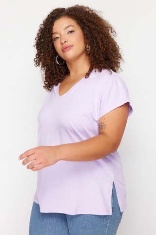 T-shirt oversize - Lilas