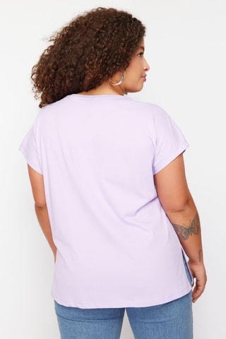 T-shirt oversize - Lilas