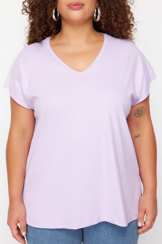 T-shirt oversize - Lilas