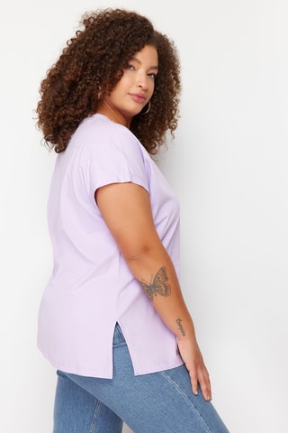 T-shirt oversize - Lilas