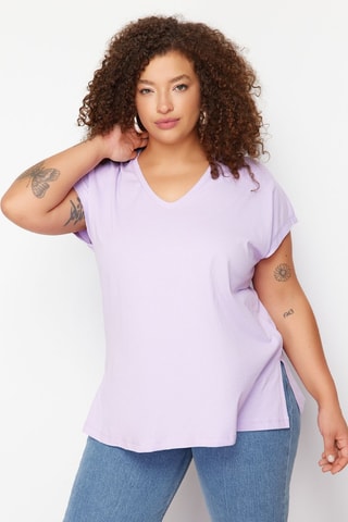 T-shirt oversize - Lilas