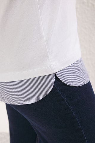 T-shirt oversize - Blanc