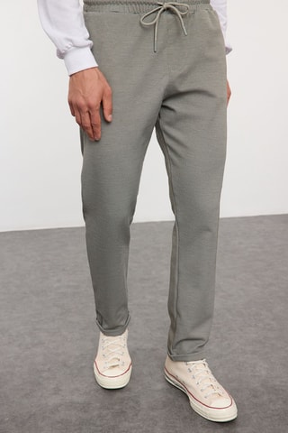 Pantalon regular - Kaki clair