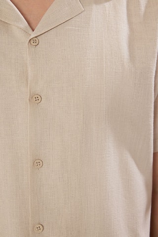 Chemise relaxed - Beige