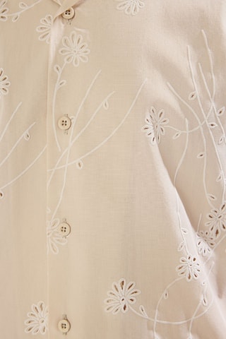 Chemise regular - Beige