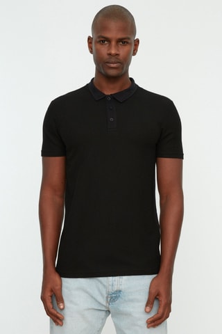 Polo slim - Noir