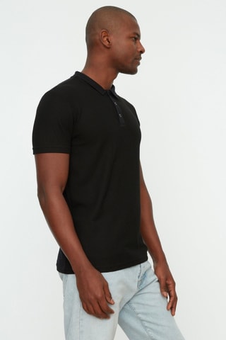 Polo slim - Noir
