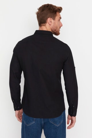 Chemise slim - Noir