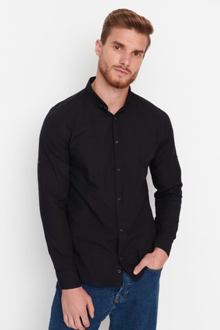 Chemise slim - Noir