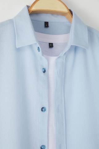 Chemise regular - Bleu