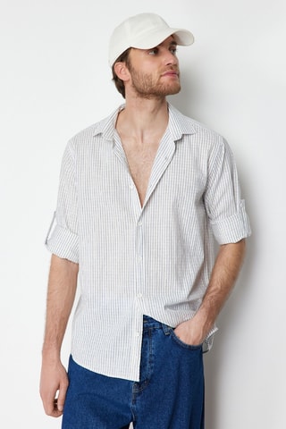 Chemise regular - Bleu marine